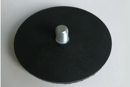 External Thread Rubber Coated Pot Magnets