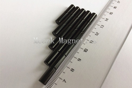 D6x13mm black neodymium cylinder magnets