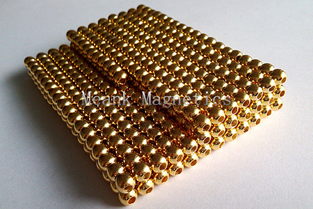 gold sphere magnets with hole