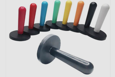 Rubber Coated Magnetic Bases with Handle