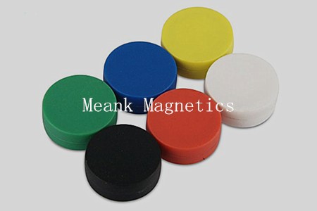 colorful plastic coated disc neodymium magnets