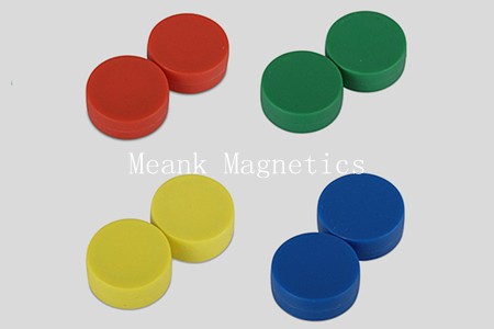 strong neodymium magnet discs with plastic coating