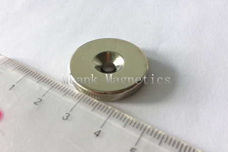 D25xd9.6/4.5x5mm NdFeB countersunk magnet