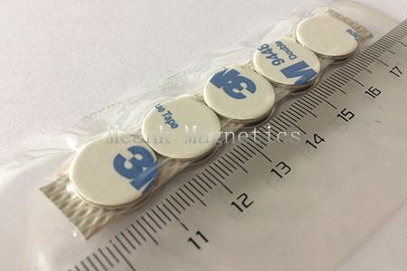 disc magnets with 3M adhesive