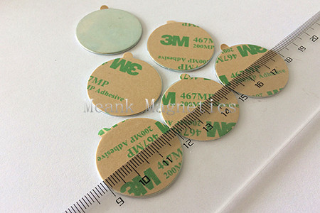 film adhesive backed circular magnets