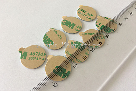 self-adhesive backed disc magnets