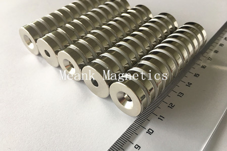 neodymium countersunk ring magnets