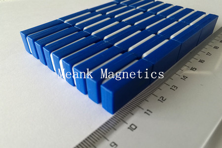 25.4x12.7x6.35mm colorful plastic coated rectangular neodymium magnets blocks