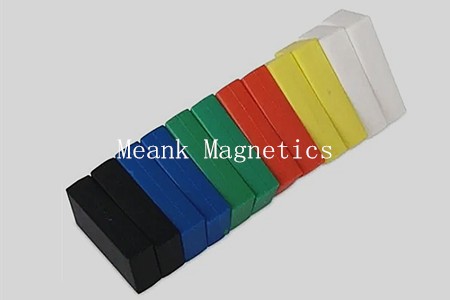 unbreakable plastic coated rectangular neodymium magnets blocks