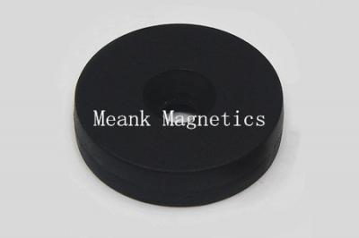 plastic coated waterproof countersunk ring magnet