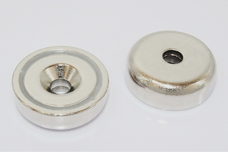 Countersunk Neodymium Pot Magnets