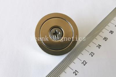 neodymium countersunk pot magnets