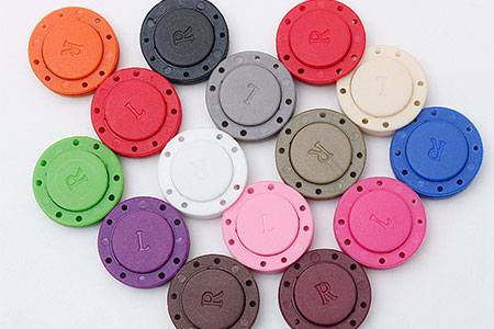 Plastic Magnetic Buttons