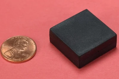 Rubber Coated Block Magnet 25.4x25.4x9.5mm