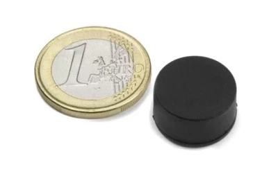 Rubber Coated Disc Magnet 16.8x9.4mm