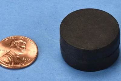 Rubber Coated Disc Magnet 25.4x12.7mm